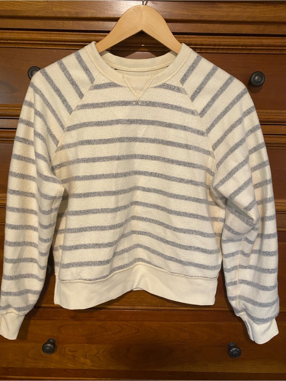 Marine Layer XS Reversible Fleece Sweatshirt - Picture 4 of 5